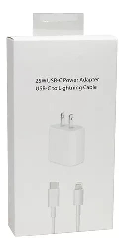 CARGADOR 25W IPHONE LIGHTNING