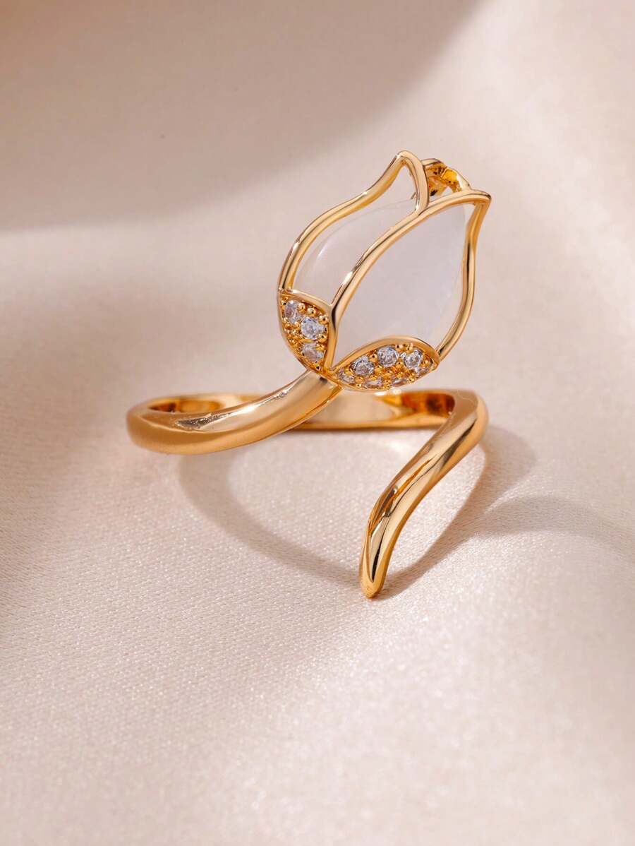 Anillo Tulipan + Caja REGALO DP