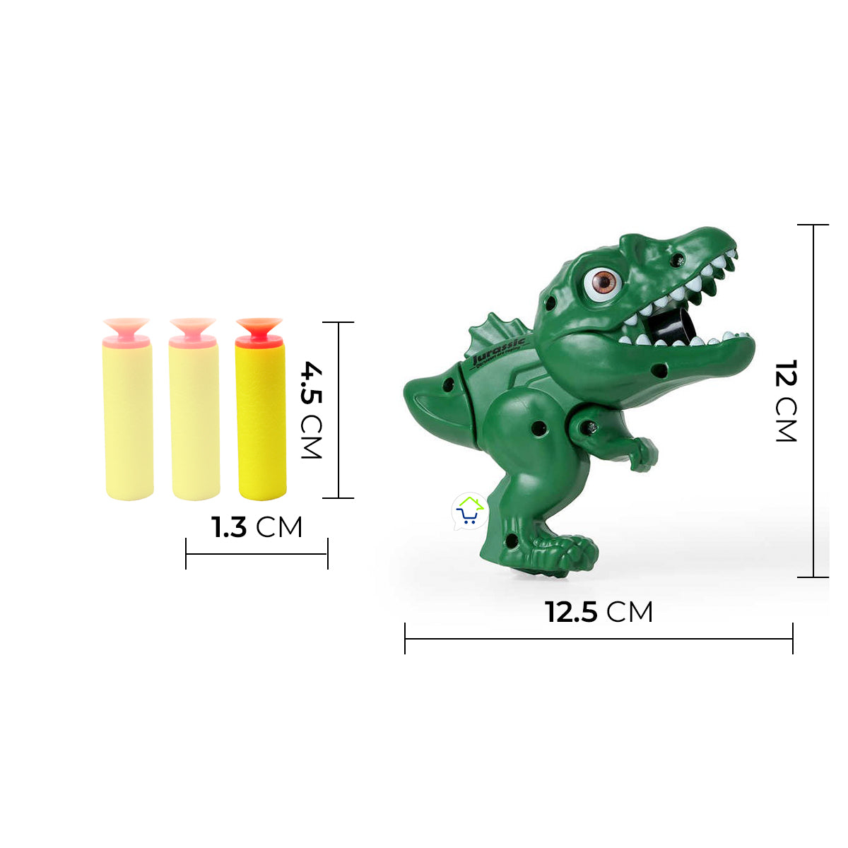 Lanza Dardos Dinosaurio Juguete 820-3C