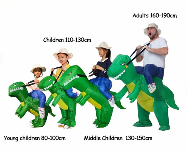 Disfraz Inflable Cabalga al Dinosaurio