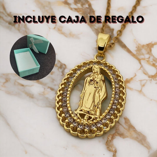 Collar Virgen Maria +CAJAREGALO DP