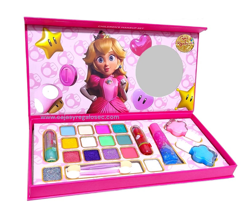 Set de maquillaje princesa peach 21 en 1